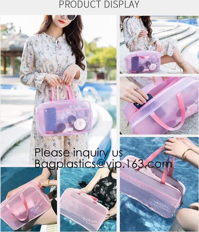 Waterproof PVC Cosmetic Pouch Wholesale Cheap Make Up Makeup Case Bag Travel Toiletry Pouch Organizer, bagease, bagplast