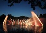 Modern Outdoor Water Fountain Prices , Music Water Fountain Set CE / RoHS