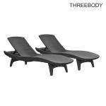 Comfortable Patio Furniture Chaise Lounge , Outdoor Furniture Pool Chaise Lounge