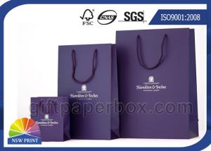 Wholesale Large / Medium / Small Printed Paper Bags With Handles , Reusable Shopping Bag from china suppliers