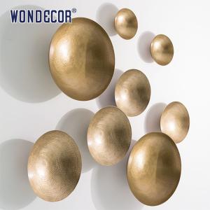 Wholesale Customized Geometry Metal Wall Art Sculpture Round Bowl Heavy Weight from china suppliers