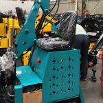 Thunderstorm Green Diesel Engine Small Digger Mini Excavator Machine For Farm