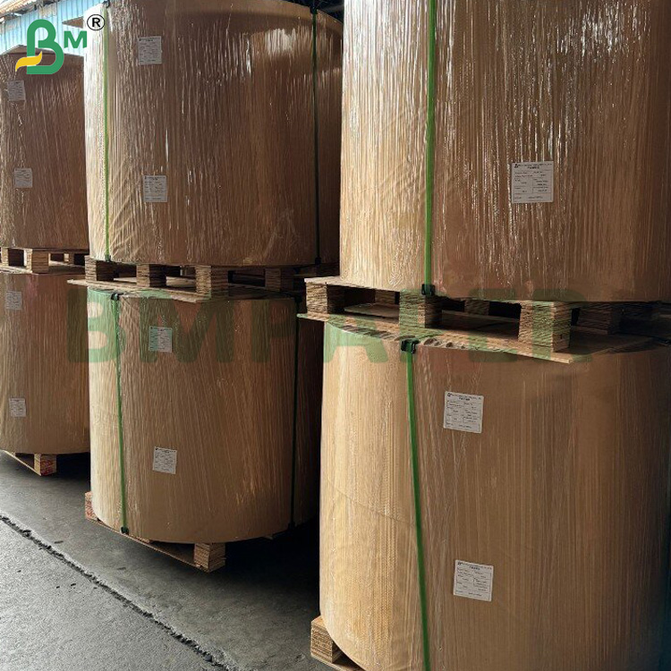 Brown Uncoated Cupcake Liner Paper Disposable Greaseproof 70 * 100cm