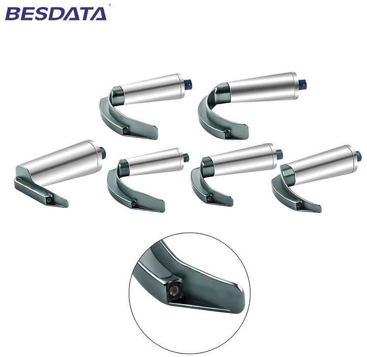 Veterinary flexible Bronchoscopy Fiber Optic Anesthesia video laryngoscopy airway pediatric stainless Miller Macintosh