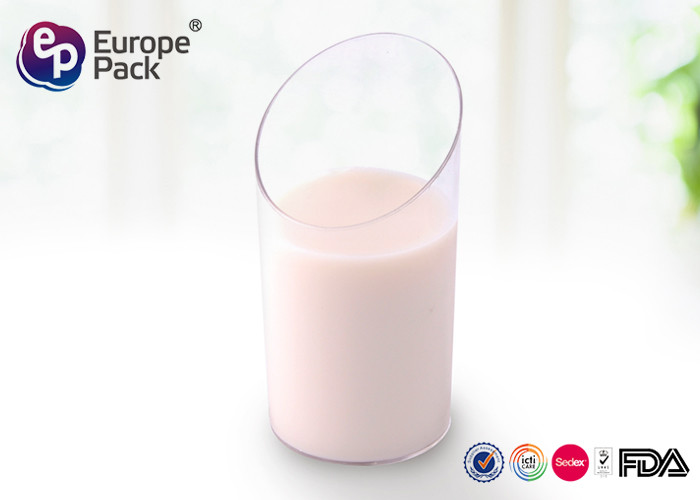 2 OZ Disposable Plastic Dessert Cup Small Round Clear Plastic Dessert Containers
