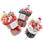 Christmas Gift Creative Cartoon Plush Doll Bouquet Santa Claus Doll Finished