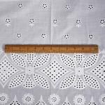 Cotton Embroidery Lace Fabric 5 Yards 3D Butterfly Flower Guipure Cord Lace