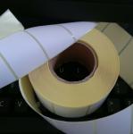 HM1133H Semi Glossy Adhesive Label Material with Hotmelt Glue Yellow Glassine