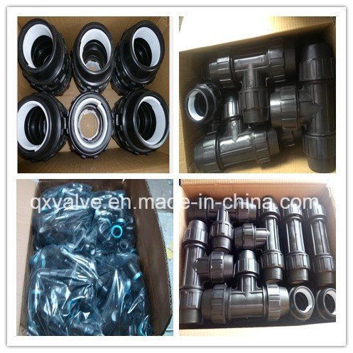 New Material Irrigation Water Supply PP Compression Fittings Elbow Pipes 90 Degree Elbow