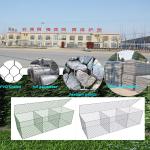 Anti Rust Woven Gabion Baskets 1mx1mx1m Stone Filled Rock Protection