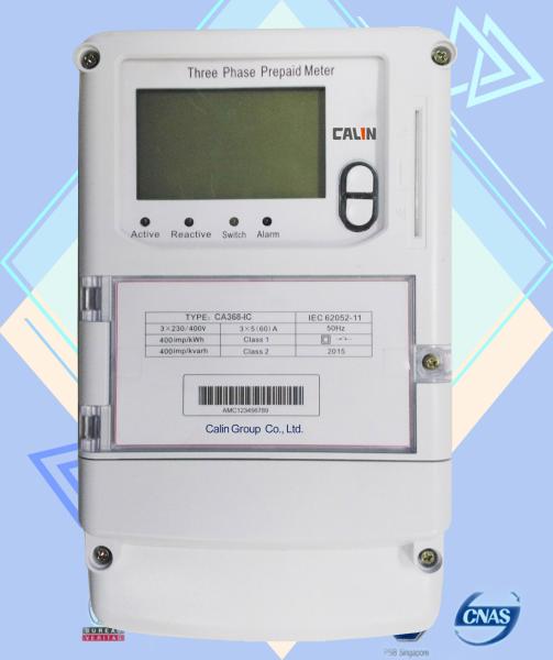 IC Card Prepaid Commercial Electric Meter , IEC Standard Three Phase energy