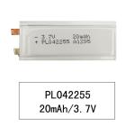 042255 Ultra Thin Lithium Polymer Battery 3.7v 20mAh 0.47mm