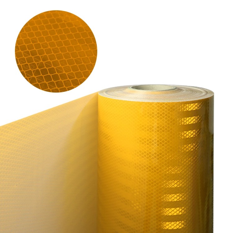 Brown Acrylic Retroreflective Adhesive Vinyl Sheets 4x150FT