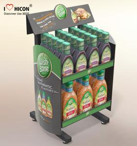 Wholesale Drive Sales Food Store Supply Metal Display Rack Tiered Crisp Sauce Display Stands from china suppliers