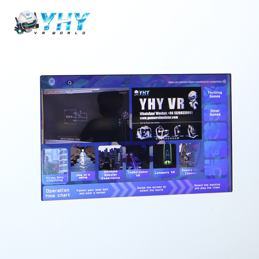 5000W 9D Cinema Rotating VR 360 Simulator with double seats bring double income