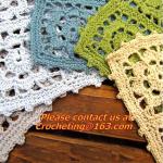Multi Round Hand Made Crochet doily/placemat coasters/placemat set/shabby chic