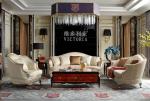 French New Classical Solid Wood Furniture Sofa Spray Gold Oil frame Living Room