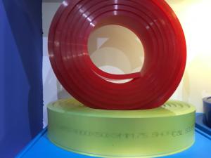 Wholesale Durable Rubber Squeegee Material / Squeegee Rubber Roll Super Wear Resistant from china suppliers