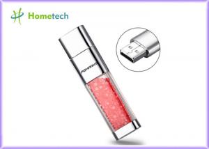 Wholesale Transparent crystal red decoration screen novelty flash drives Promotional gift from china suppliers