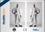 Dust Proof Disposable Protective Gowns Work Clothes For Hospital / Chemicals /