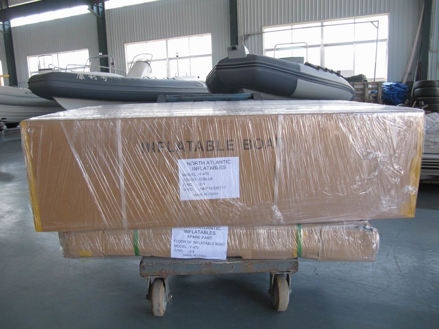 Aluminum Floor 470cm PVC zodiac inflatable boat for sale in all colors