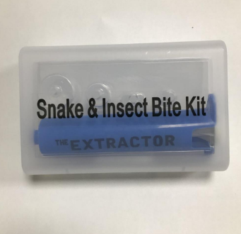 Suction Bee Sting Venom Extractor Pump Kit Emergency Snake Bite Kit 152mm
