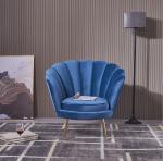 Leisure Golden Stainless Steel Legs Relax Sofa chair for Living Room