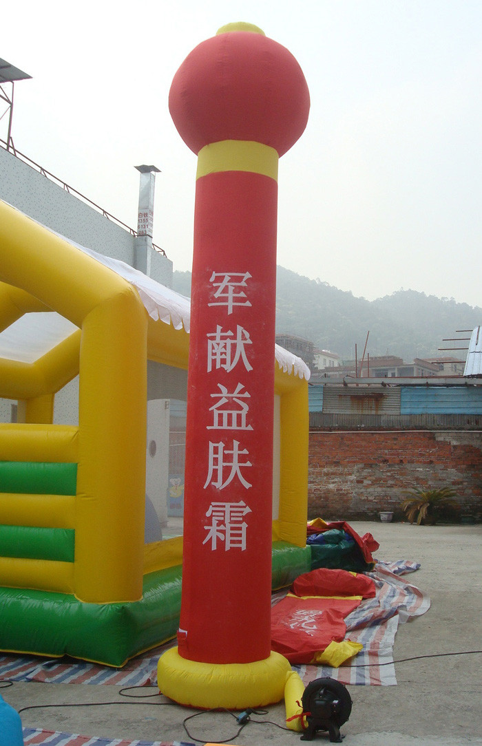 Outdoor PVC Inflatable Advertising Products Column for Shopping Mall