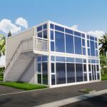 Steel Container House for Workers in Portable Prefabricated Detachable