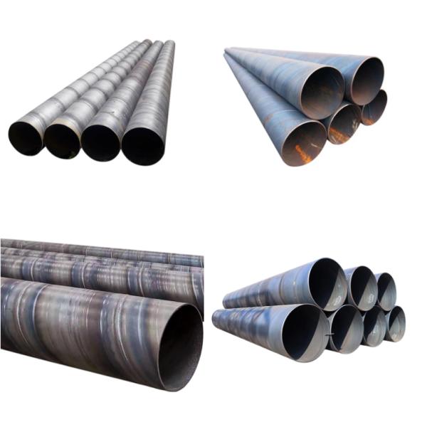 Non Oiled Welded Spiral Steel Pipe Erw Black Steel Pipe Schedule 40