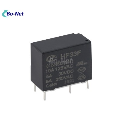 HF33F-012-ZS3 Electronic components New Original 12V Relay HF33F-012-ZS3 5A 4 PIN Power Relay A Group Of Normally Open