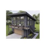 Galvanized Steel Square Tubes 2 Bedroom Outdoor Building Prefab Shipping