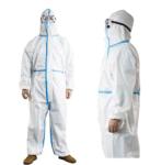 Antivirus Medical Coverall Suit Microporous Breathable PP+PE Membrane Skin