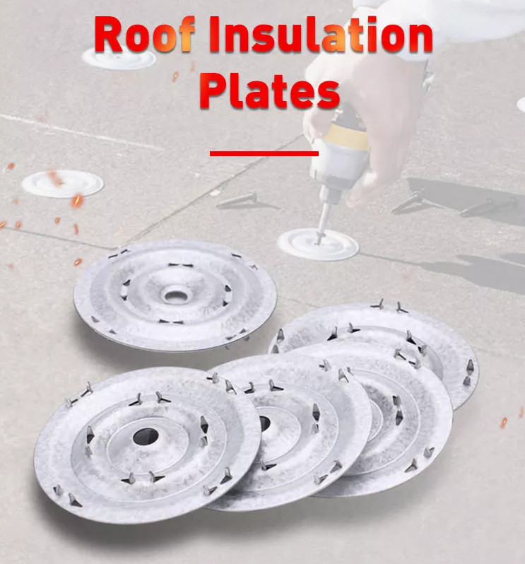 60 Mm Za 55 Plate Insulation With Roofing Sheet Fasten Accessories Perforated Plates