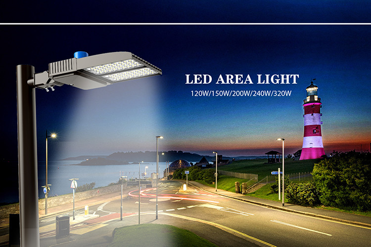 120W Lego Design IP67 DLC 5.0 Outdoor LED Area Light