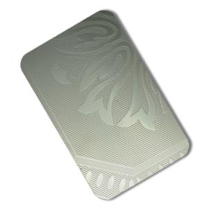 Wholesale JIS 304 Embossed Stainless Steel Sheet Kitchen Wall Panels 0.3mm - 3mm Flower Pattern from china suppliers