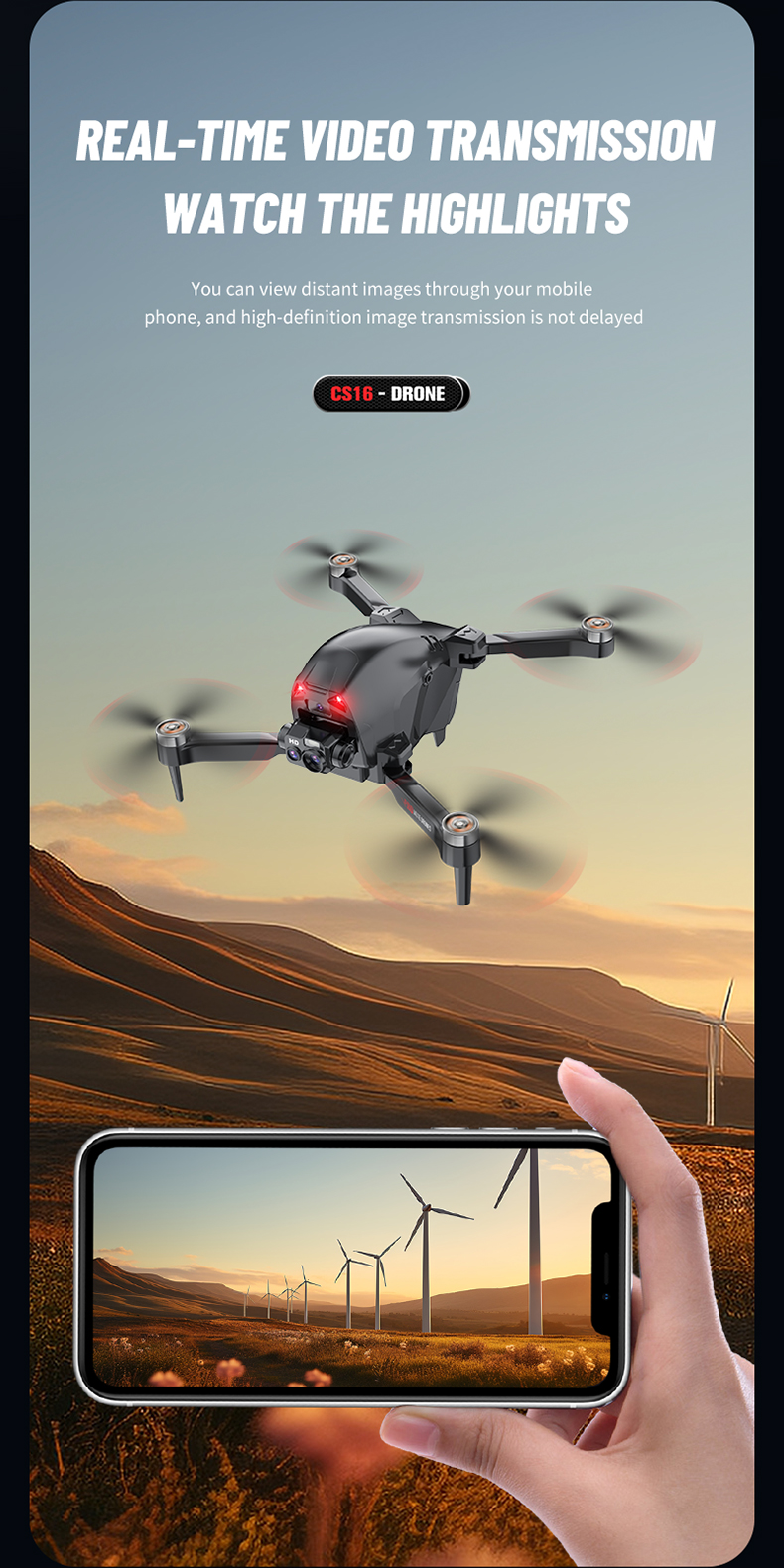 Foldable Mini Drones With Dual Camera For Beginner Drones Electric Powered and Dazzle the Lights