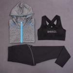 CPG Global High Quality Breathable 3 Pieces Sets Long Sleeves Gym Running