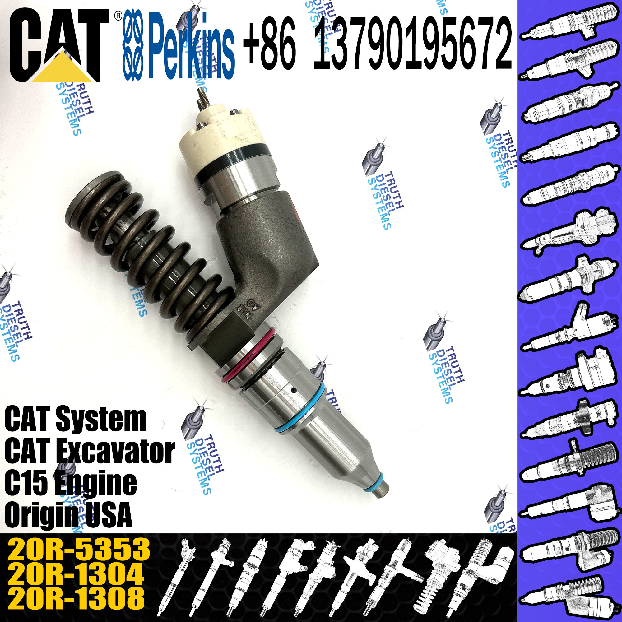 Fuel Diesel Injector Parts 20R-5353 20R5353 Origional Standard