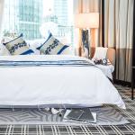 Jacquard Hotel Collection Linen Cover 100% Cotton Bed Sheets Nordic Style Ribbon