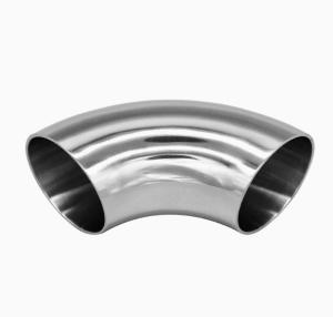 Wholesale SS304L 316L Stainless Steel Sanitary Pipe Fittings 90 Degree LR Elbow Sanitary Tube from china suppliers