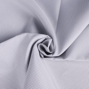 Wholesale 98% Polyester 2% Carbon Fiber 2.5mm Conductive Grid ESD Fabric Gray from china suppliers