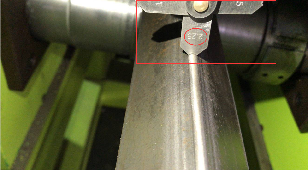 steel bar control R degree