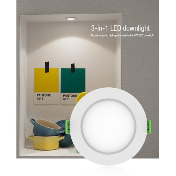 Cutout 85mm Switchable CCT LED Downlight 220-240V 9W SMD Flicker Free