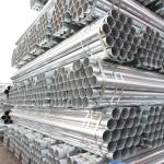 Round Q215A Q215B Galvanized Steel Pipe Tubing 1.2-15.7mm Thickness