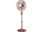 Retro Industrial Stand Fan Vintage Metal 3 Speed Push Button 180 Degree