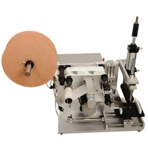 Wholesale Semi Auto Cosmetic Labeling Machine For Flat Bottle 750*500*550MM from china suppliers