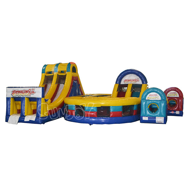 EN71 Adrenaline Rush Maze Inflatable Bouncy Castle