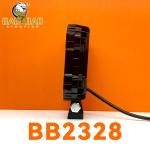 Universal Metal White Yellow Dual Color Motorcycle LED Headlight Car Work Light