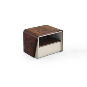 Wholesale Luxury Italian Marble Top Nightstand Modern Bedside Cabinet 0.45m from china suppliers